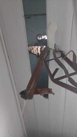 Reparan daños ocasionados por temporal en el Hospital Regional