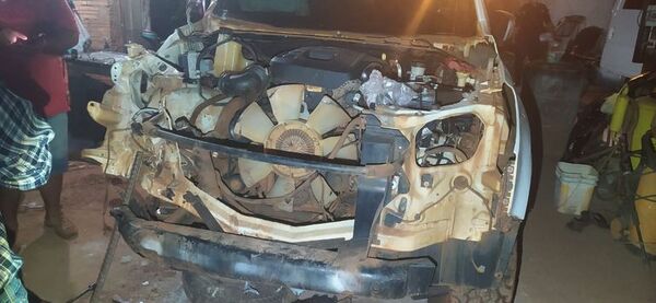 Hallan camioneta involucrada en fatal choque - ABC en el Este - ABC Color