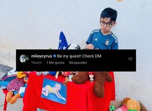 Niño vendía sus juguetes para que su tío conociera a Miley Cyrus, pero ella le dio una sorpresa