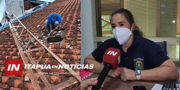 GOBERNACIÓN REPARARÁ TECHO DEL HOSPITAL TRAS TEMPORAL - Itapúa Noticias
