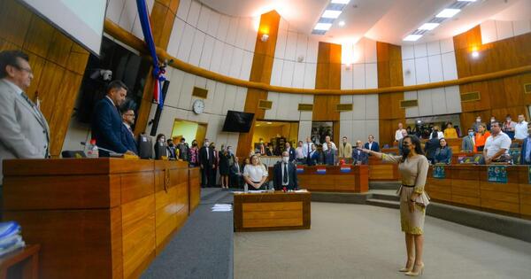 Guadalupe Aveiro asume como nueva diputada en reemplazo de Ozorio