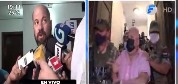Trasladan a exdiputado Ozorio hasta la base de la Senad | Noticias Paraguay