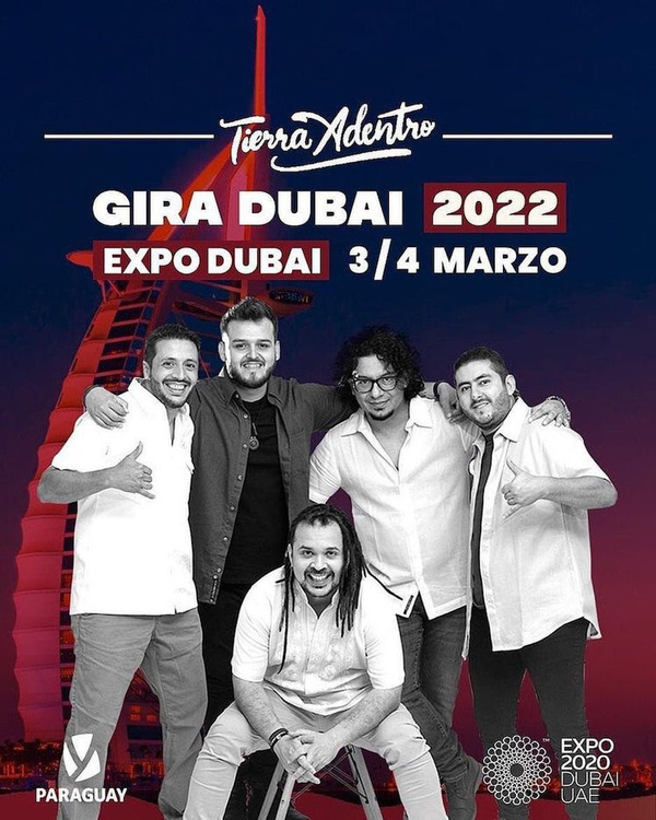 Tierra Adentro se presenta en la Expo Dubái con tres shows confirmados