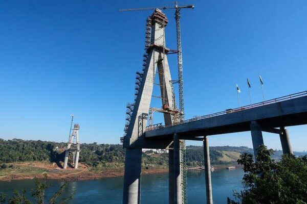 Puente de la Integración con 78% de avance general - ABC en el Este - ABC Color