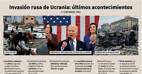La Nación / Asamblea de ONU “exige” a Rusia detener la guerra
