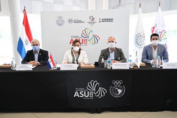 Una visita para ver los avances de los Juegos Asunción 2022 - Polideportivo - ABC Color