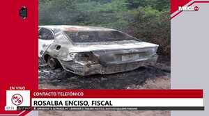 Ypané: Vehículo incinerado con una persona adentro fue robado en febrero - Megacadena — Últimas Noticias de Paraguay