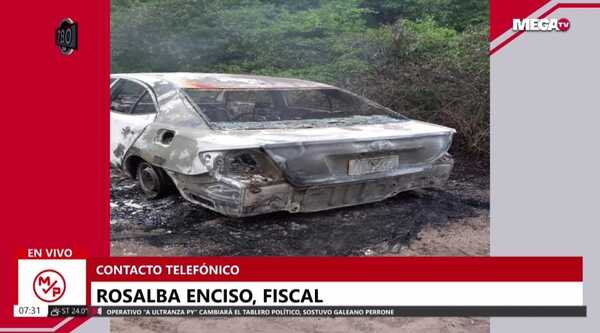 Ypané: Vehículo incinerado con una persona adentro fue robado en febrero - Megacadena — Últimas Noticias de Paraguay