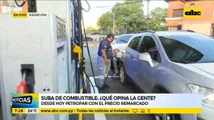 Molestia de la ciudadanía ante la suba de combustible - ABC Noticias - ABC Color