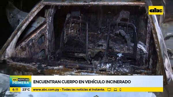 Queman automóvil con una persona adentro en Ytororó - ABC Noticias - ABC Color