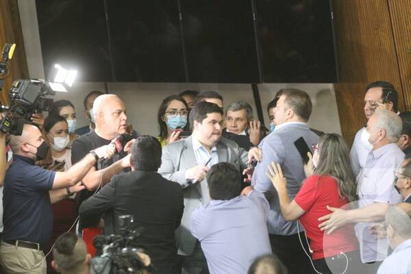 Crónica / Diputados casi llegan al moquete para hacer una sesión "mau"