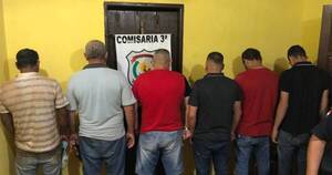 La Nación / Exintendente de Zanja Pytã y seis personas fueron detenidas por llevar armas