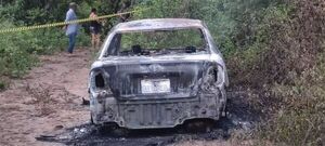 Vehículo incendiado en Ypané fue robado en febrero, según Fiscalía