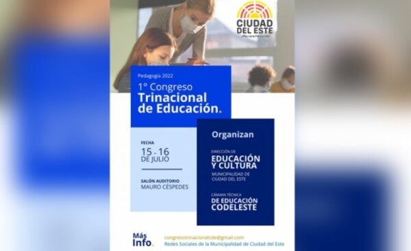 Municipalidad de CDE prepara 1° Congreso Trinacional de Educación