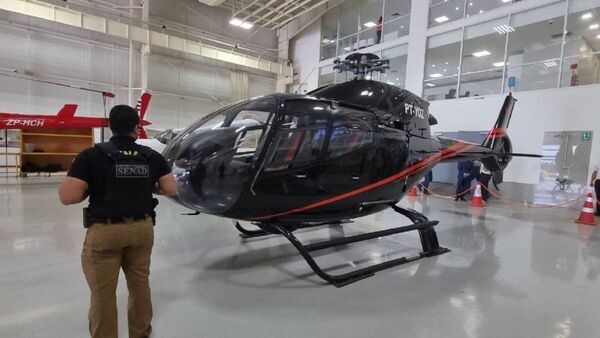 Senad incauta helicóptero vinculado al ex diputado Juan Carlos Ozorio