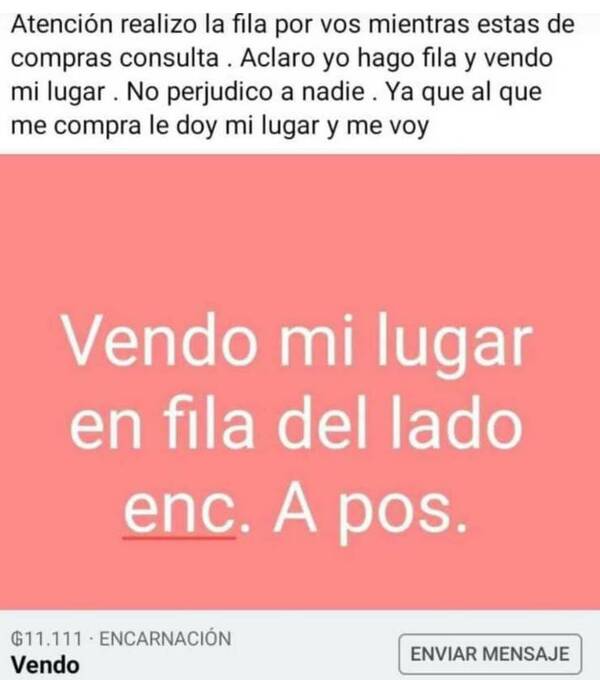 Crónica / “Avivados” se “reinventaron” en Encarnación: venden su "cola"