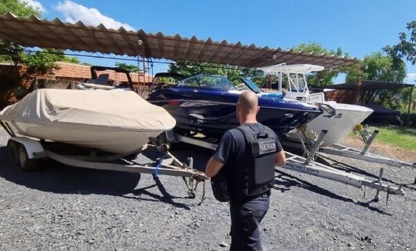A Ultranza: Senad incauta tres lujosas lanchas de presuntos narcos