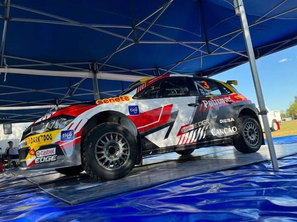 Saba manda en las libres del Rally del Guairá