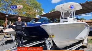 Incautan tres lujosas lanchas en el marco del operativo A Ultranza | Noticias Paraguay
