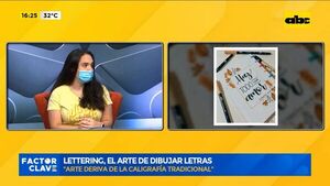 Lettering, el arte de dibujar letras - Factor Clave - ABC Color