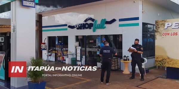 ASALTAN SHOP FULL DE ESTACIÓN DE SERVICIO EN CRUCE TAMAI - Itapúa Noticias