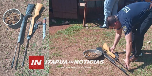 ALLANAMIENTO EN BARRIO SAN PABLO DE BELLA VISTA TRAS HURTO - Itapúa Noticias