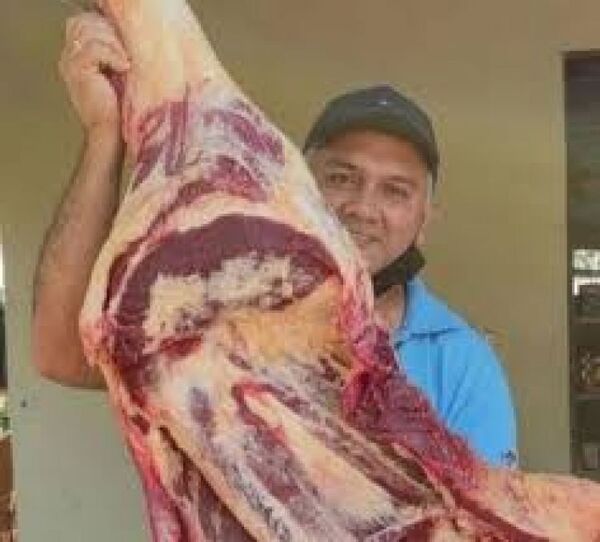 El precandidato a Gobernador “Tarzán” está preocupado por el precio de la carne en Pedro Juan