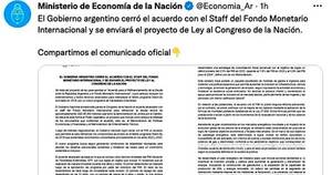 La Nación / Argentina cerró acuerdo con FMI para refinanciar deuda