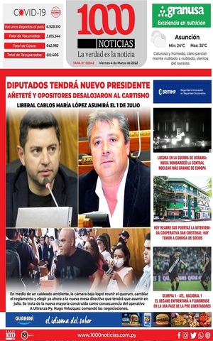 Portadas de este viernes 4 de marzo de 2022