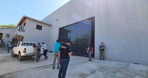 La Nación / A ultranza Py: fiscal constató que se vació un depósito al iniciar el operativo