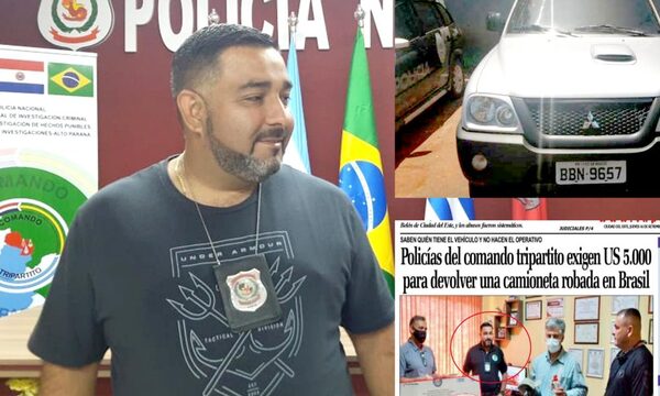 Roban camioneta de la Policía Federal enFoz y traen al Paraguay para su reducción – Diario TNPRESS