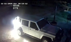 Queman con bomba molotov camioneta de concejal en Ñemby - SNT