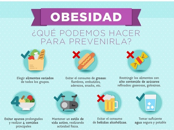 Se recuerda hoy lucha contra la obesidad