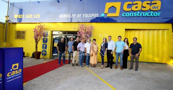 La Nación / La Casa del Constructor ya está operativa en Paraguay con su alquiler de equipos