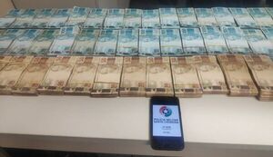 Pontaporanense es detenido en SC con más de R$ 400 mil reales y documentos falsos
