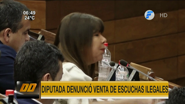 Diputada denunció venta de escuchas ilegales | Telefuturo