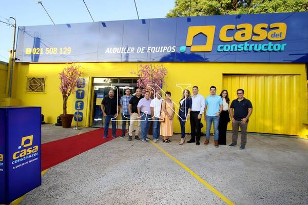 Diario HOY | La Casa del Constructor ya está operativa en Paraguay con su alquiler de equipos