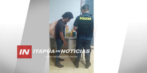 SAN JUAN DEL PNÁ.: POLICÍA DETIENE A DOS PERSONAS EN EL MARCO DE UN HECHO DE HURTO - Itapúa Noticias