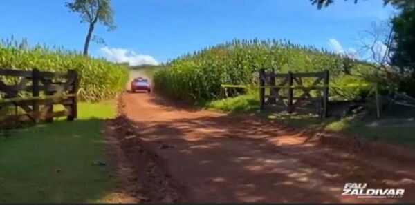 Presidente del banco Atlas practica rally en estancia de narcotraficante