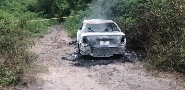 Vehículo y cuerpo calcinado tendrían relación con el clan Insfrán