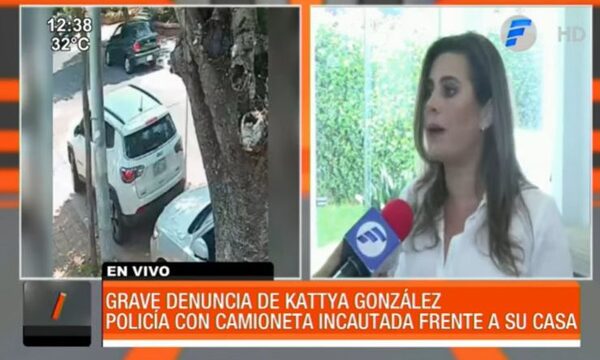 Kattya González denuncia vehículo sospechoso frente a su casa | Telefuturo