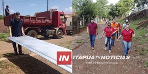 NEHEMÍAS CUEVAS RECORRIÓ BARRIOS Y AYUDÓ EN LAS GESTIONES PARA ASISTENCIA A FAMILIAS - Itapúa Noticias