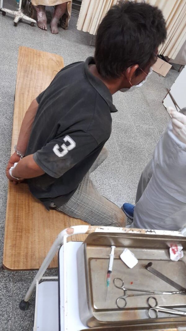 Aprehenden a sup. autor de varios hechos de hurto, quien intentó huir lanzándose de la patrulla