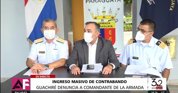 Denuncia de contrabando en la Armada: involucrados fueron desvinculados, aseguran