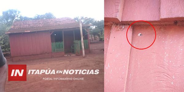 HOMBRE DISPARÓ CONTRA VIVIENDA DE UN VECINO EN GUARAPAY CARLOS A. LOPEZ - Itapúa Noticias