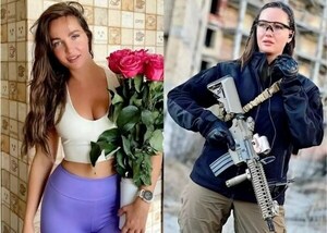 Miss Ucrania desmiente haberse enrolado en el ejército