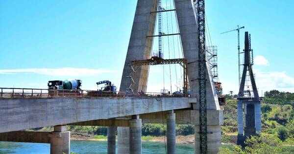 La Nación / Obras para el Puente de Integración tienen avance del 78%