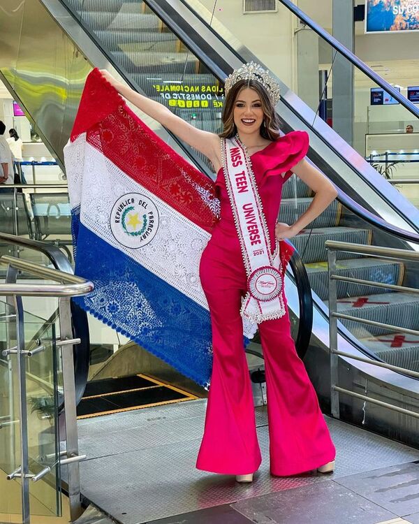 Luz Bella Ojeda ya está en Dubái para el Miss Teen Universe - Gente - ABC Color