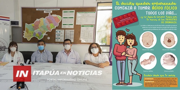 MUJERES EN EDAD FÉRTIL RECIBIERON DOSIS DE ÁCIDO FÓLICO EN SU USF - Itapúa Noticias