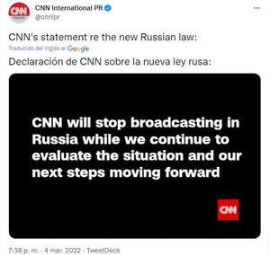 Destacados medios internacionales suspenden su labor informativa en Rusia - Mundo - ABC Color